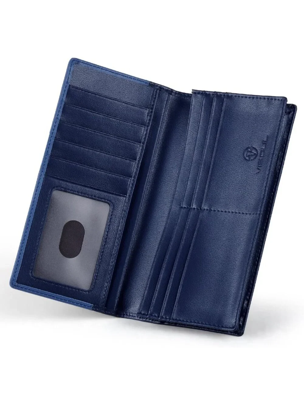 Stylish RFID Blocking Leather Bi-fold Wallet with Zipper Pocket for Men & Women
